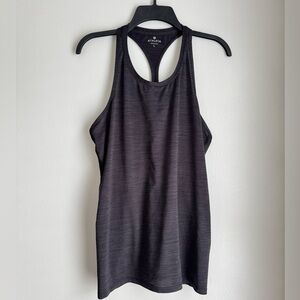 Athleta Charcoal Racerback Tank Top